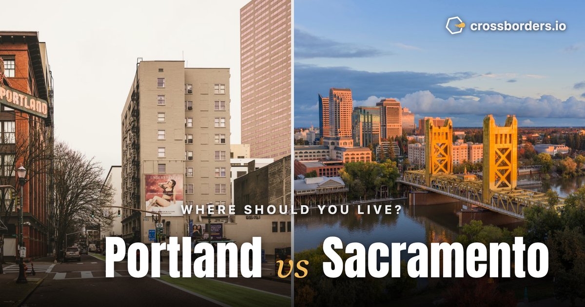 Portland vs Sacramento — side-by-side city comparison