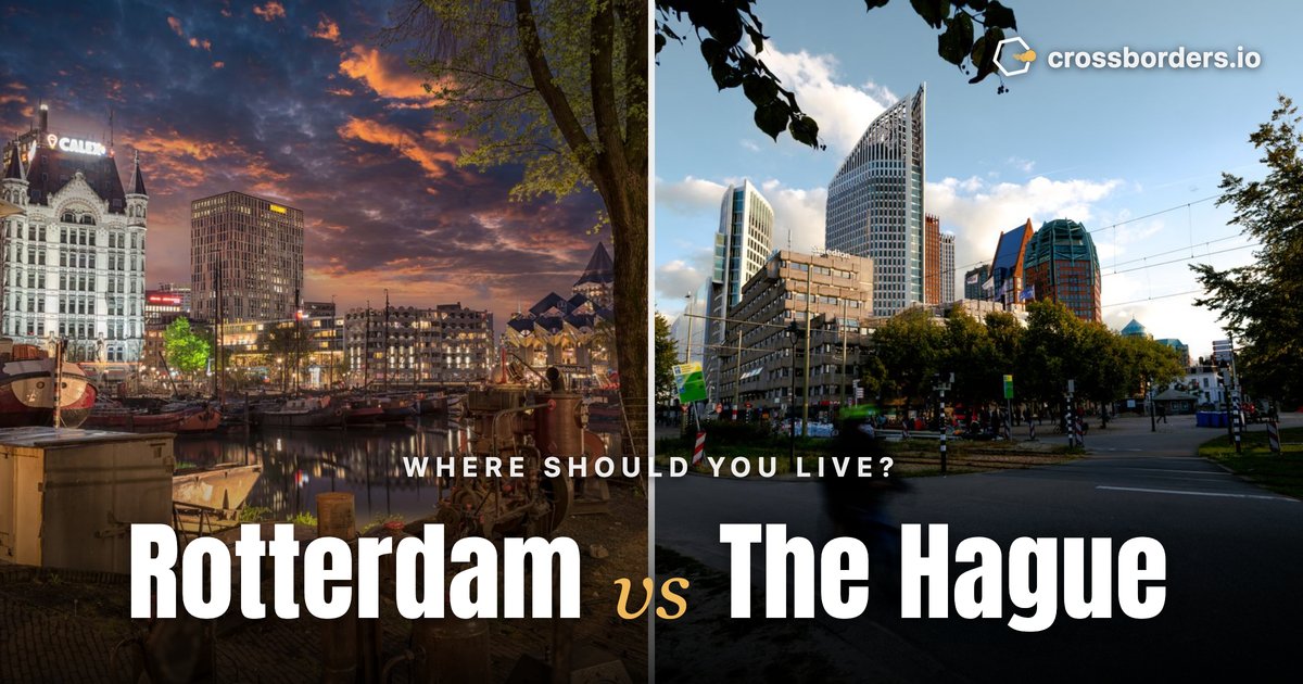 Rotterdam vs The Hague — side-by-side city comparison