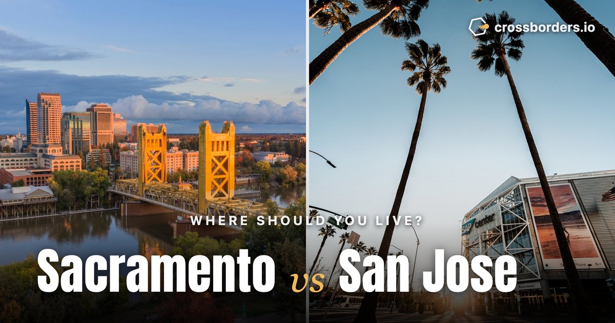 Sacramento vs San Jose — side-by-side city comparison