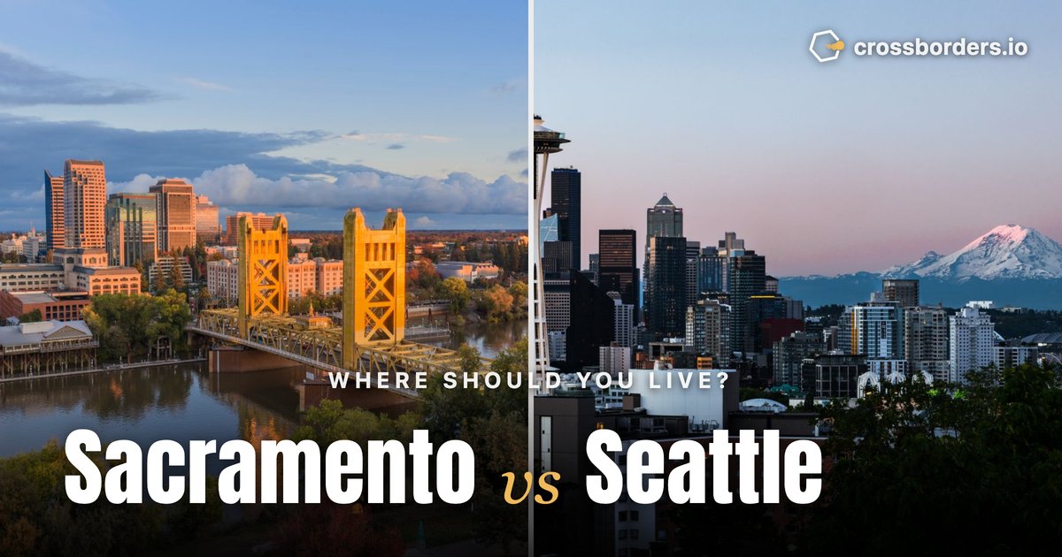 Sacramento vs Seattle — side-by-side city comparison