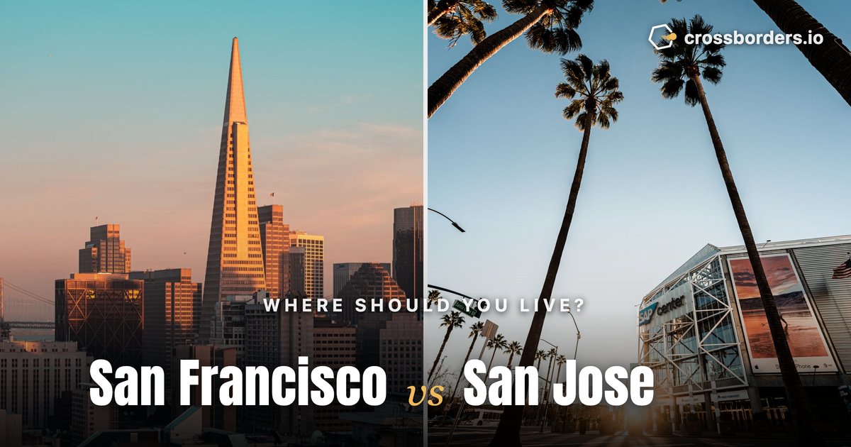 San Francisco vs San Jose — side-by-side city comparison