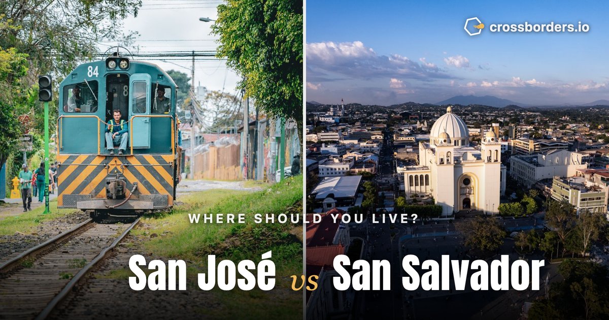 San José vs San Salvador — side-by-side city comparison
