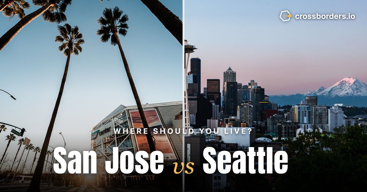 San Jose vs Seattle — side-by-side city comparison