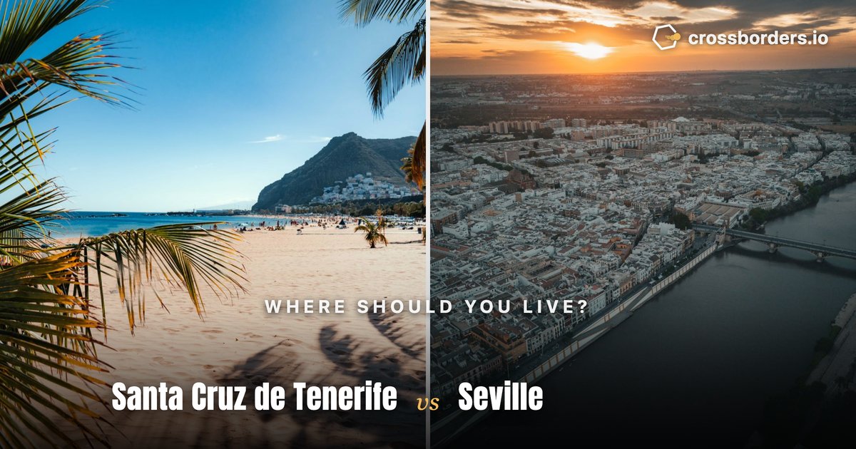 Santa Cruz de Tenerife vs Seville — side-by-side city comparison