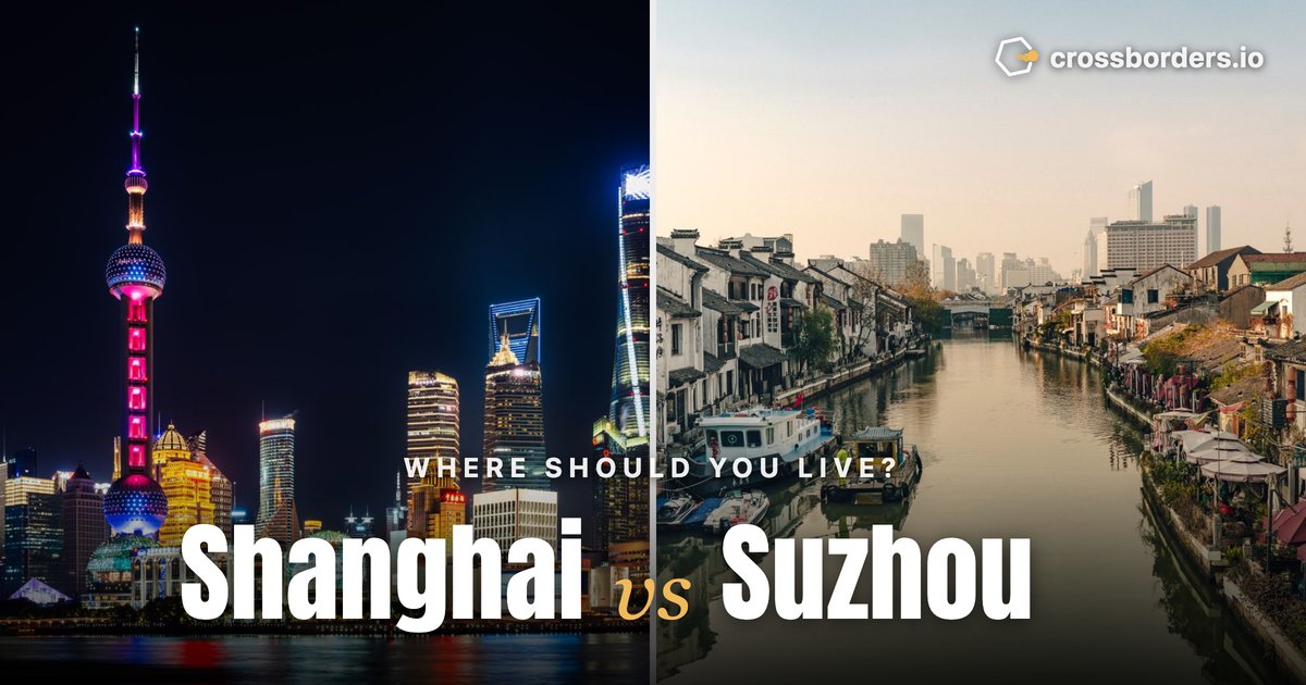 Shanghai vs Suzhou — side-by-side city comparison