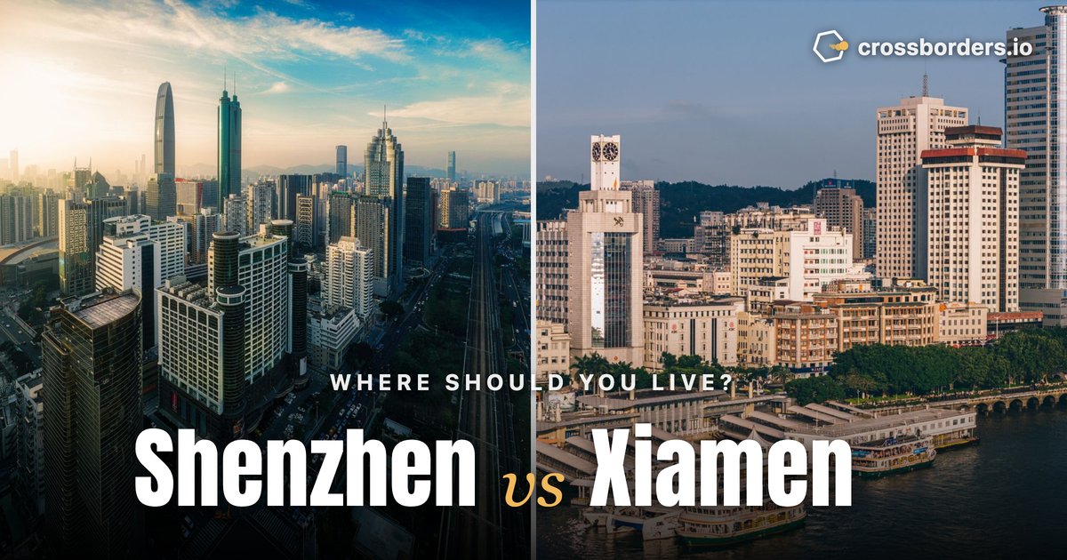 Shenzhen vs Xiamen — side-by-side city comparison