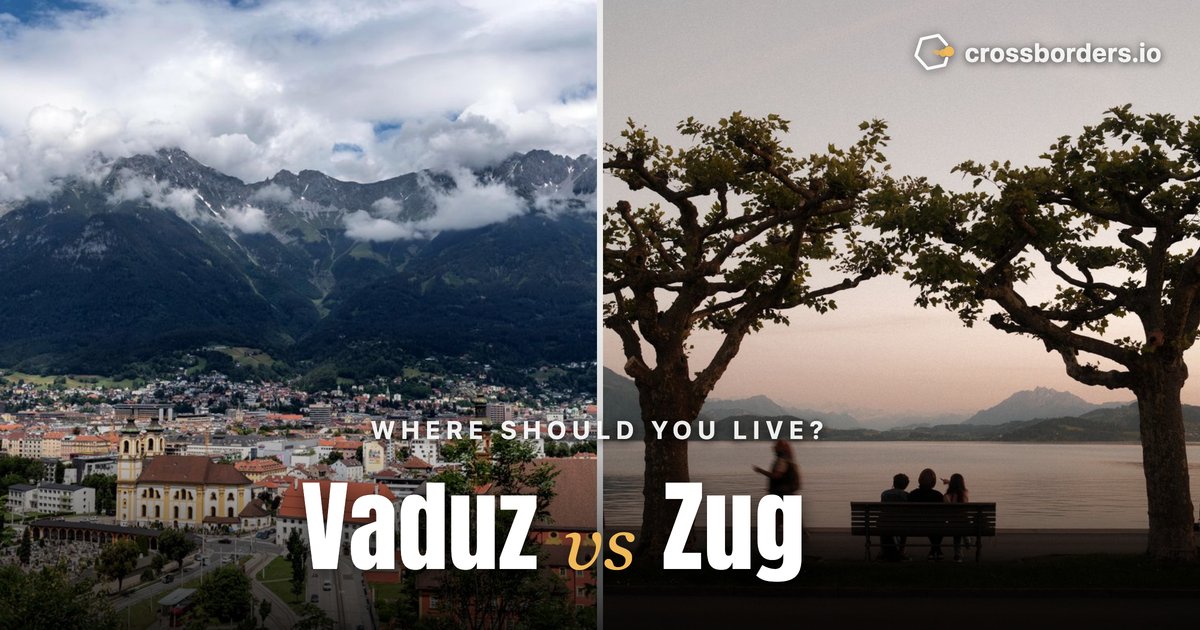 Vaduz vs Zug — side-by-side city comparison