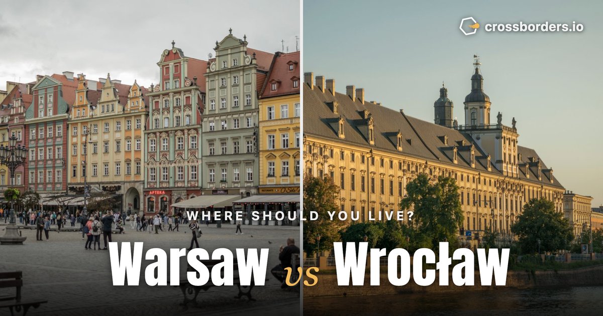 Warsaw vs Wrocław — side-by-side city comparison